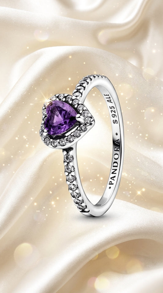 Anillo Corazón Luminoso + Caja regalo