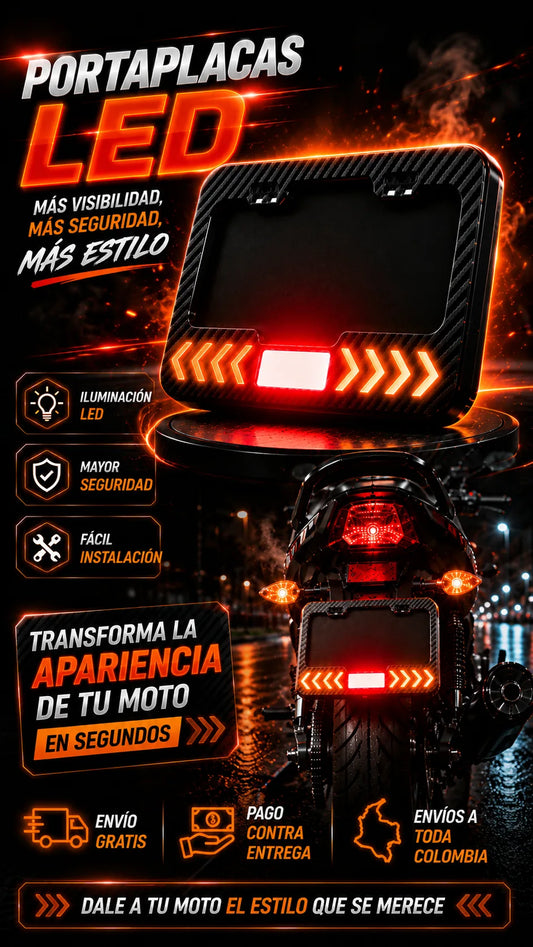 Porta Placa Universal Stop|Direccional